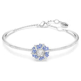 Idyllia Flower Bangle Blue/White